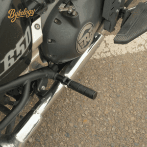 Home 24 Mid or Rear Mount Click-Folding Alloy Foot Rests – Super Meteor 650 – Black