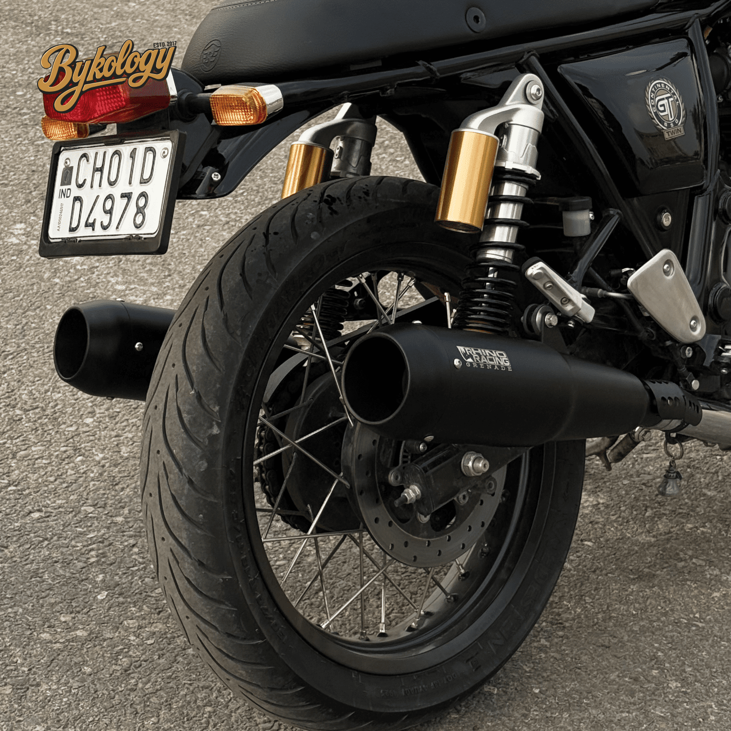 Rhino Racing Grenade Exhaust for Continental GT 650 3 Rhino Racing Interceptor & Continental GT-V1-Grenade Exhaust